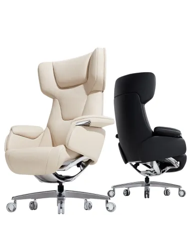 Кресло KRESLALUX ROWAN BLACK для руководителя, кожаное - купить Киев, Днепр, Одесса, Львов, Харьков