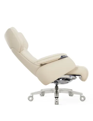 Кресло KRESLALUX ROWAN IVORY для руководителя, кожаное - купить Киев, Днепр, Одесса, Львов, Харьков