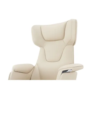 Кресло KRESLALUX ROWAN IVORY для руководителя, кожаное - купить Киев, Днепр, Одесса, Львов, Харьков