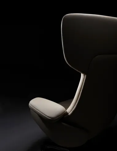 Кресло KRESLALUX ROWAN IVORY для руководителя, кожаное - купить Киев, Днепр, Одесса, Львов, Харьков