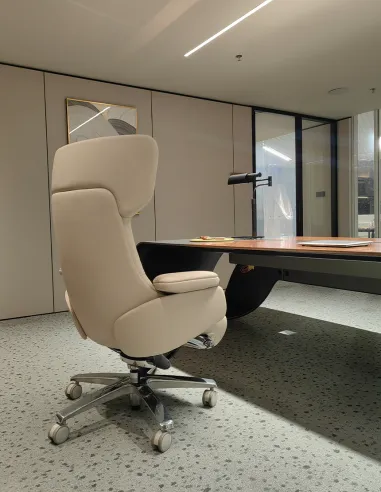 Кресло KRESLALUX ROWAN IVORY для руководителя, кожаное - купить Киев, Днепр, Одесса, Львов, Харьков