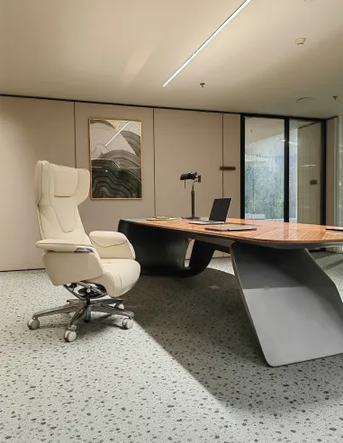 Кресло KRESLALUX ROWAN IVORY для руководителя, кожаное - купить Киев, Днепр, Одесса, Львов, Харьков