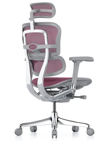 Крісло ERGOHUMAN ELITE 2 (EHE2-AG-HAM-5D-L, сітка T-168-B5 Pink), ергономічне -  ціна, Київ, Дніпро, Харків, Одеса, Львів