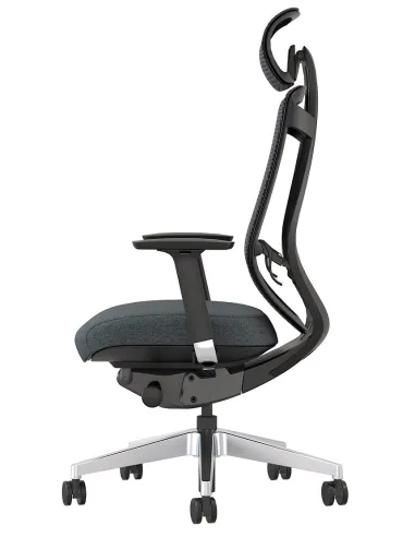 Кресло KRESLALUX OSIER-A Black, эргономичное - купить Киев, Днепр, Одесса, Львов, Харьков