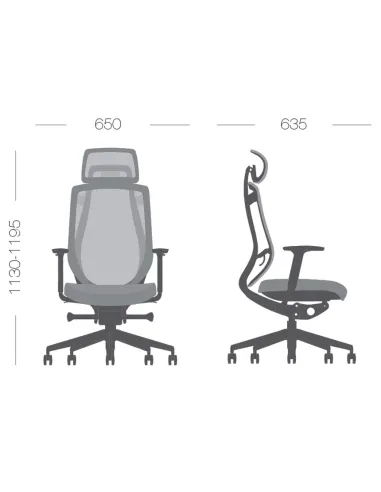 Кресло KRESLALUX OSIER-A BLUE, эргономичное - купить Киев, Днепр, Одесса, Львов, Харьков