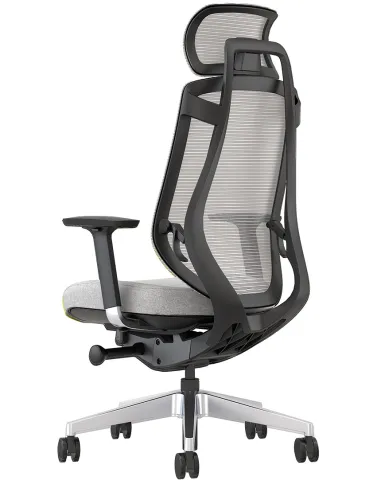 Кресло KRESLALUX OSIER-A GREY, эргономичное - купить Киев, Днепр, Одесса, Львов, Харьков