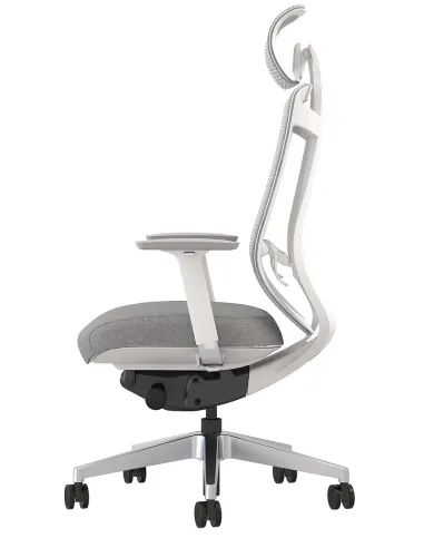 Кресло KRESLALUX OSIER-A-BS GREY, эргономичное - купить Киев, Днепр, Одесса, Львов, Харьков
