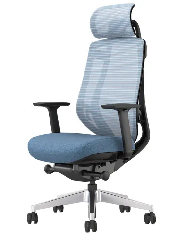 Кресло KRESLALUX OSIER-A1 BLUE, эргономичное - купить Киев,  Днепр, Одесса, Львов, Харьков