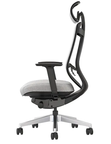 Кресло KRESLALUX OSIER-A1 GREY, эргономичное - купить Киев, Днепр, Одесса, Львов, Харьков