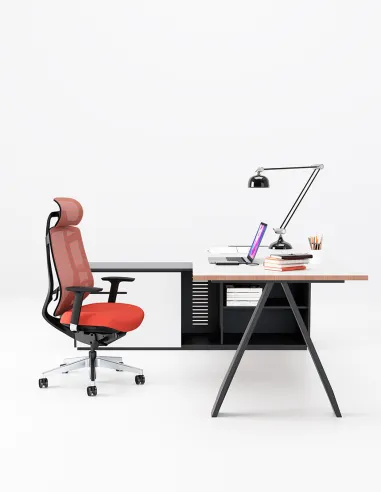 Кресло KRESLALUX OSIER-A1 RED, эргономичное - купить Киев, Днепр, Одесса, Львов, Харьков