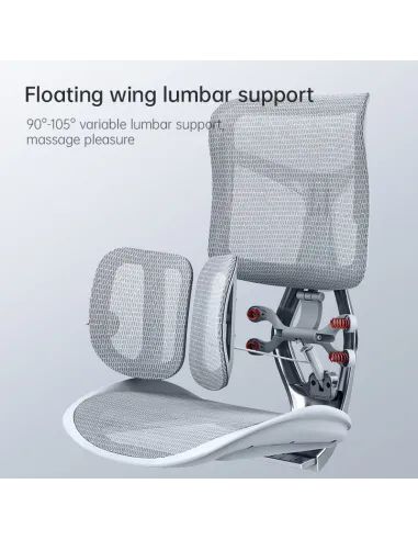 Крісло SIHOO DORO-S300 PRO WHITE ергономічне - купити Київ, Дніпро, Одеса, Львів, Харків