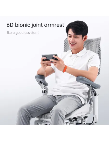 Кресло SIHOO DORO-S300 PRO WHITE эргономичное - купить Киев, Днепр, Одесса, Львов, Харьков