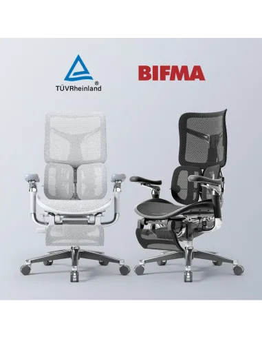 Кресло SIHOO DORO-S300 WHITE эргономичное - купить Киев, Днепр, Одесса, Львов, Харьков