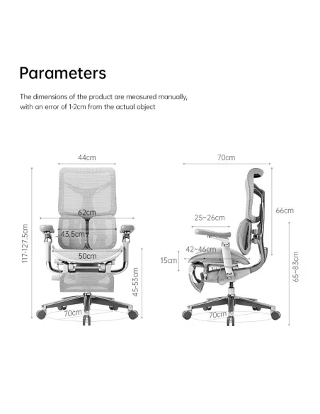 Кресло SIHOO DORO-S300 PRO WHITE эргономичное - купить Киев, Днепр, Одесса, Львов, Харьков
