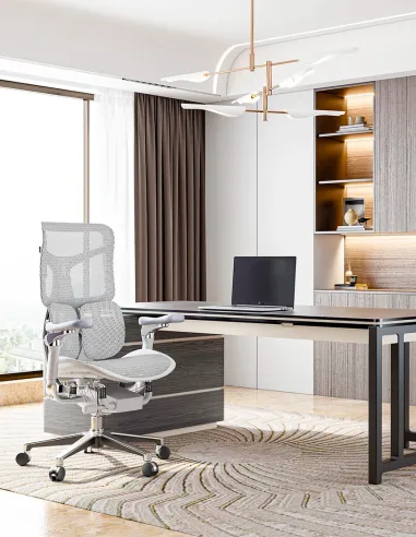 Кресло SIHOO DORO-S300 WHITE эргономичное - купить Киев, Днепр, Одесса, Львов, Харьков