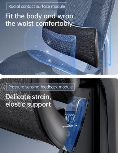 Кресло SIHOO DORO-C300 PRO BLACK эргономичное - купить Киев, Днепр, Одесса, Львов, Харьков