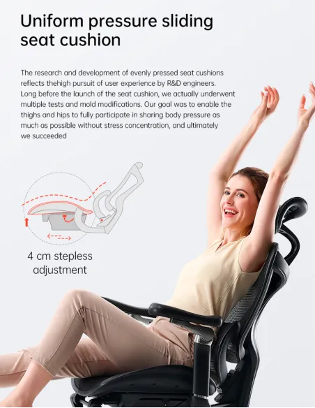 Крісло SIHOO DORO-C300 PRO BLACK ергономічне - купити Київ, Дніпро, Одеса, Львів, Харків