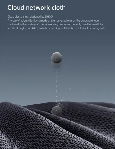 Кресло SIHOO DORO-C300 PRO BLACK эргономичное - купить Киев, Днепр, Одесса, Львов, Харьков