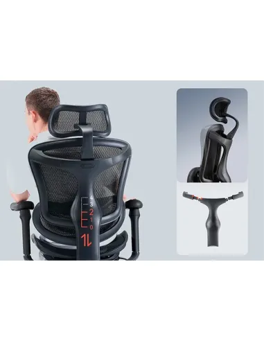 Крісло SIHOO DORO-C300 PRO BLACK ергономічне - купити Київ, Дніпро, Одеса, Львів, Харків