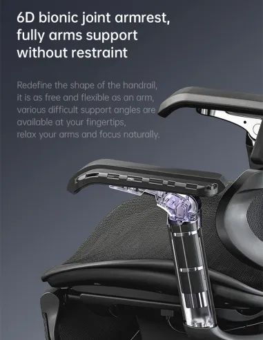 Кресло SIHOO M97 BLACK эргономичное - купить Киев, Днепр, Одесса, Львов, Харьков