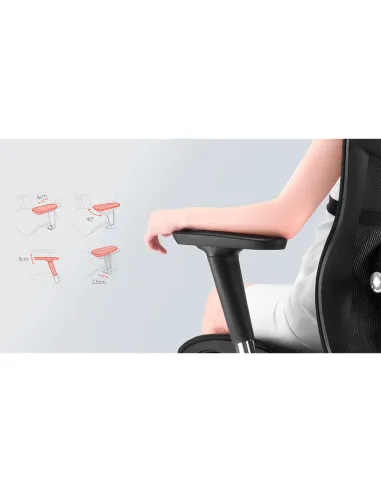 Кресло SIHOO V1 GREY MESH эргономичное - купить Киев, Днепр, Одесса, Львов, Харьков