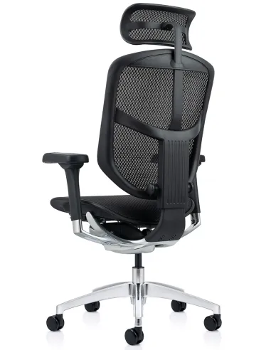 Кресло ENJOY ELITE 2 (EJE2-AB-HAM-5D-L, сетка T-168-B1Black), эргономичное - цена Киев, Харьков, Днепр, Львов, Одесса