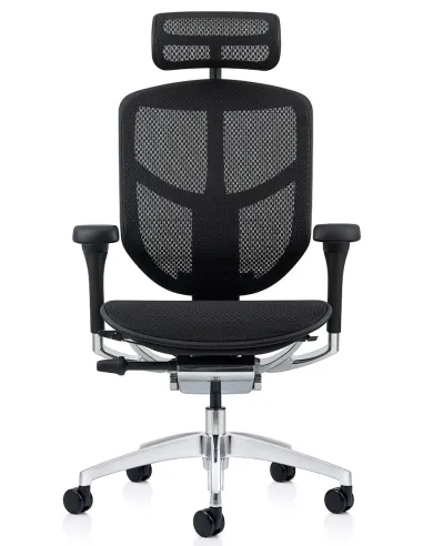 Кресло ENJOY ELITE 2 (EJE2-AB-HAM-5D-L, сетка T-168-B1Black), эргономичное - цена Киев, Харьков, Днепр, Львов, Одесса