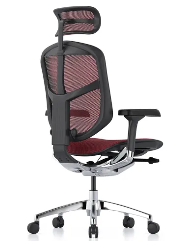 Кресло ENJOY ELITE 2 (EJE2-AВ-HAM-5D-L, сетка T-168-B3 Scarlet), эргономичное - цена Киев, Харьков, Днепр, Львов, Одесса
