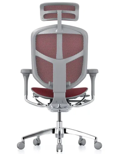 Кресло ENJOY ELITE 2 (EJE2-AG-HAM-5D-L, сетка T-168-B3 Scarlet), эргономичное - цена Киев, Харьков, Днепр, Львов, Одесса