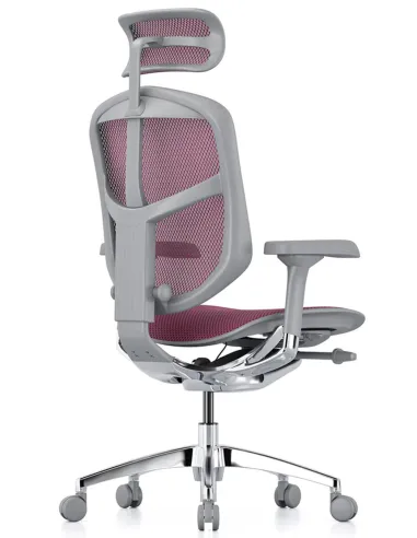 Крісло ENJOY ELITE 2 (EJE2-AG-HAM-5D-L, сітка T-168-B5 Pink), ергономічне - ціна Київ, Харків, Дніпро, Львів, Одеса