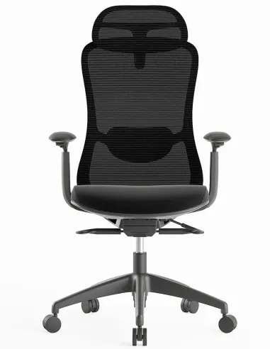 Кресло KRESLALUX SILKY GHB BLACK, эргономичное - купить Киев, Днепр, Одесса, Львов, Харьков