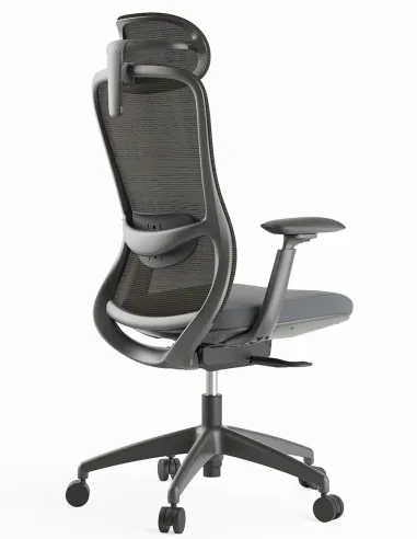 Кресло KRESLALUX SILKY GHB GREY, эргономичное - купить Киев, Днепр, Одесса, Львов, Харьков