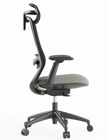 Кресло KRESLALUX SILKY GHB LIGHT GREY, эргономичное - купить Киев, Днепр, Одесса, Львов, Харьков