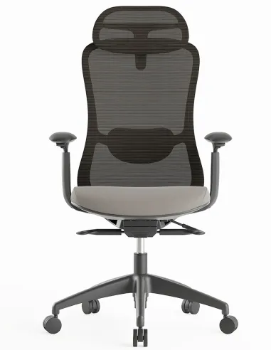 Кресло KRESLALUX SILKY GHB LIGHT GREY, эргономичное - купить Киев, Днепр, Одесса, Львов, Харьков