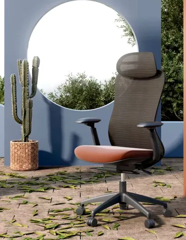 Кресло KRESLALUX SILKY GHB LIGHT GREY, эргономичное - купить Киев, Днепр, Одесса, Львов, Харьков