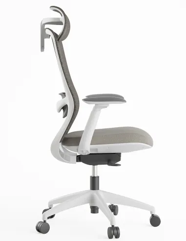 Кресло KRESLALUX SILKY GHW LIGHT GREY, эргономичное - купить Киев, Днепр, Одесса, Львов, Харьков