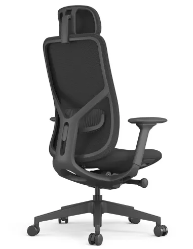 Кресло KRESLALUX ANTLER EAN-001A BLACK, эргономичное - купить Киев, Днепр, Одесса, Львов, Харьков