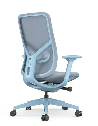 Кресло KRESLALUX ANTLER EAN-001B BLUE, эргономичное - купить Киев, Днепр, Одесса, Львов, Харьков