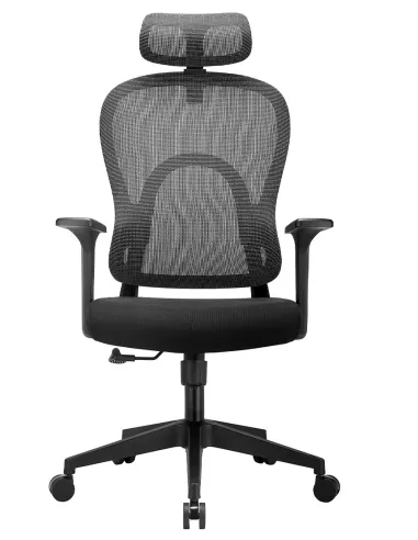 Кресло KRESLALUX GO-SIT 645-1A BLACK, эргономичное -купить Киев, Днепр, Одесса, Львов, Харьков