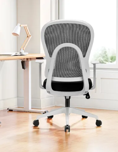 Кресло KRESLALUX GO-SIT 645-1B LIGHT GREY, эргономичное - купить Киев, Днепр, Одесса, Львов, Харьков