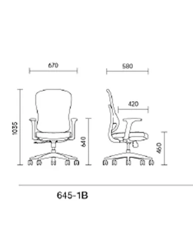Крісло KRESLALUX GO-SIT 645-1B LIGHT GREY, ергономічне - купити Київ, Дніпро, Одеса, Львів, Харків