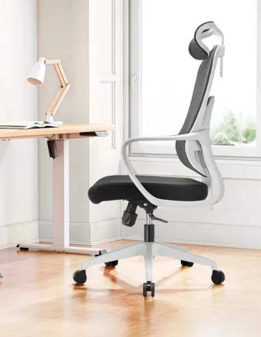 Кресло KRESLALUX GO-SIT 645-A LIGHT GREY, эргономичное - купить Киев, Днепр, Одесса, Львов, Харьков