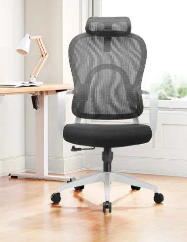 Крісло KRESLALUX GO-SIT 645-A LIGHT GREY, ергономічне - купити Київ, Дніпро, Одеса, Львів, Харків