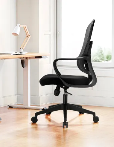 Кресло KRESLALUX GO-SIT 645-B BLACK, эргономичное - купить Киев, Днепр, Одесса, Львов, Харьков