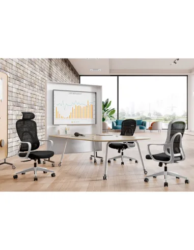 Кресло KRESLALUX GO-SIT 645-B LIGHT GREY, эргономичное - купить Киев, Днепр, Одесса, Львов, Харьков