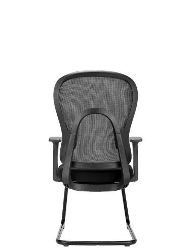Крісло KRESLALUX GO-SIT 645-1C BLACK, для відвідувача, на полозах - купити Київ, Дніпро, Одеса, Львів, Харків