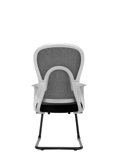Кресло KRESLALUX GO-SIT 645-C LIGHT GREY, для посетителя, на полозьях - купить Киев, Днепр, Одесса, Львов, Харьков
