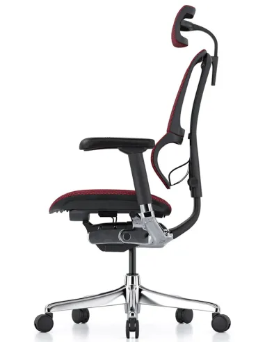 Кресло MIRUS-IOO 2 (IOOE2-AB-HAM-5D-L, сітка T-168-B3 Scarlet), эргономичное - цена Киев, Днепр, Одесса, Харьков, Львов