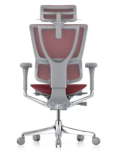 Крісло MIRUS-IOO 2 (IOOE2-AG-HAM-5D-L, СІТКА T-168-B3 SCARLET), ергономічне - ціна Київ, Дніпро, Одеса, Львів, Харків