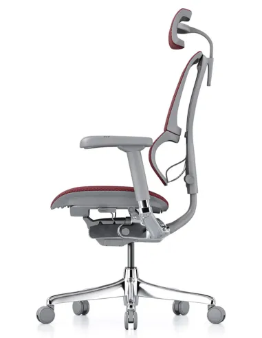 Крісло MIRUS-IOO 2 (IOOE2-AG-HAM-5D-L, СІТКА T-168-B3 SCARLET), ергономічне - ціна Київ, Дніпро, Одеса, Львів, Харків